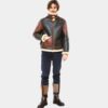 Masters Of The Air Austin Butler Shearling Leather Jacket