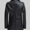 Materialists Dakota Johnson Black Leather Coat - Image 5