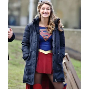 Kara Danvers Super girl Puffer Coat