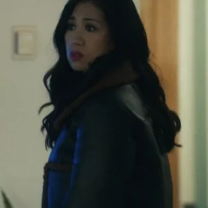 The Equalizer S03 Melody Bayani Shearling Leather Jacket