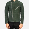 Men's Suede Leather Biker Jacket