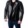 Men’s Quilted Motorcycle Leather Jacket