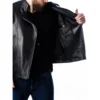 Men’s Quilted Motorcycle Leather Jacket