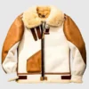 Mens Aviator USAF Real Sheepskin Shearling Jacket
