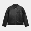 Men's Black Work Wear Leather Jacket