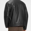 Men's Black Work Wear Leather Jacket