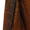 Men’s Double Stripe Leather Biker Jacket