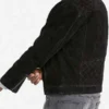 Men's Express Genuine Suede Quilted Biker Leather Jacket