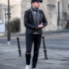 Men’s Fashion Wear Leather Biker Jacket