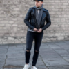 Men’s Fashion Wear Leather Biker Jacket