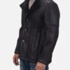 Mens Furcliff Double Face Leather Shearling Coat