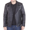 Men’s Leather Biker Riding Jacket