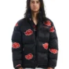 Black-Naruto-Akatsuki-Puffer-Jacket