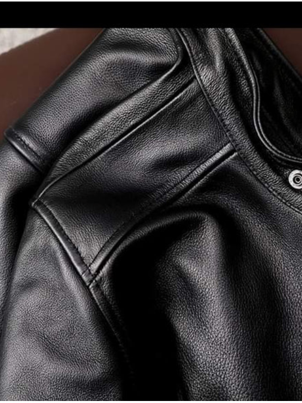 Men's Real Leather Biker Jacket