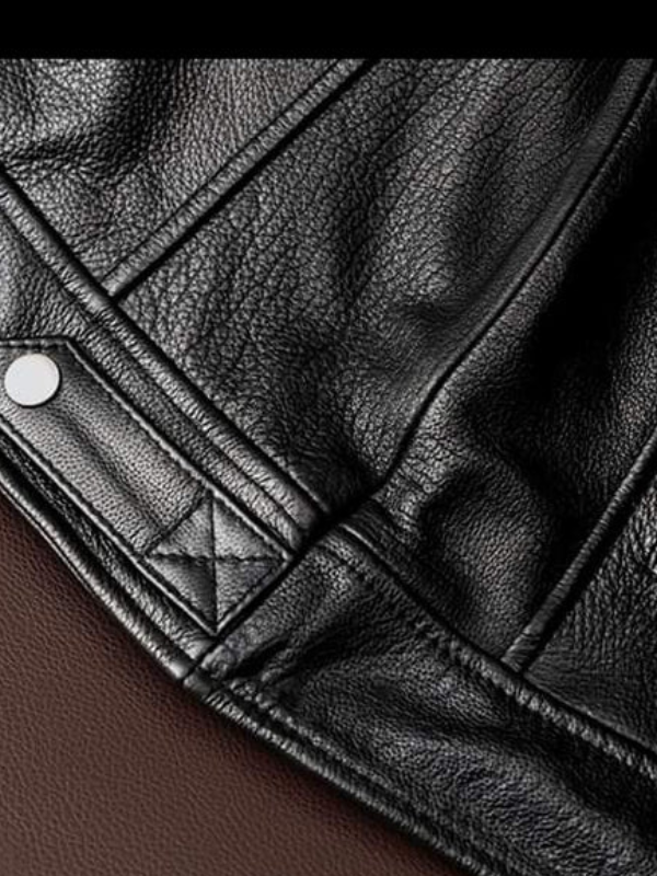 Men's Real Leather Biker Jacket