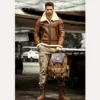Men's B3 Shearling Brown Leather Aviator Jacket