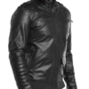 Mens Slim Fit Black Leather Jacket