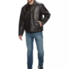 Mens Vintage Black Leather Jacket