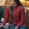Star Trek Discovery S04 Sonequa Martin Red Jacket - Image 5