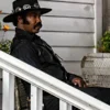 Michael Jai White Outlaw Johnny Black Leather Vest - Image 3