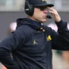 Michigan Wolverines Jim Harbaugh Black Hoodie