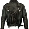 Money Heist Nairobi Fringe Leather Jacket