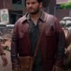Jack Mimoun and the Secrets of Val Verde Jack Mimoun Leather Jacket - Image 2