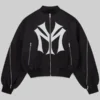 Mowalola Runway My City Bomber Jacket Timothée Chalamet