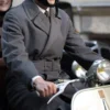 Mrs. Harris Goes to Paris 2022 Fauvel Bravo Grey Coat