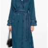 Murder In A Small Town Kristin Kreuk Denim Trench Coat