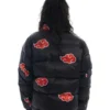 Naruto Akatsuki Puffer Jacket - Image 2