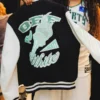 WNBA Off White x New York Liberty Varsity Jacket - Image 4