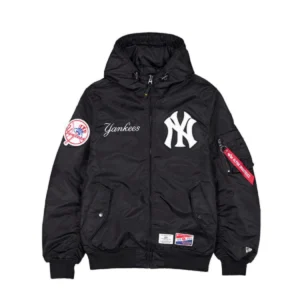 New York Yankees x Alpha Industries x New Era Bomber Jacket Black