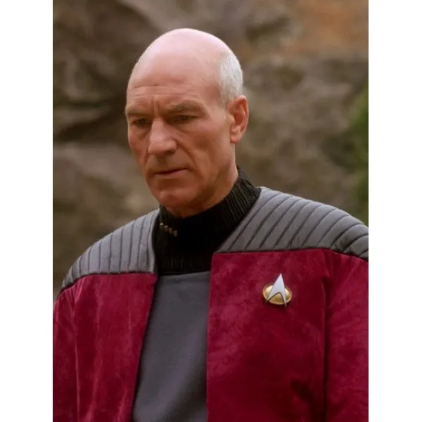 Captain Picard Star Trek Next Generation Red Jacket