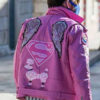 Nicolas Cage Pink Motorcycle Jacket - Image 2