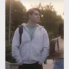 Heartstopper S03 Kit Connor Grey Hoodie - Image 2