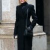 Babygirl 2024 Nicole Kidman Black Coat - Image 3