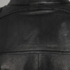 Mens Diamond Quilted Real Sheepskin Leather Jacket Black