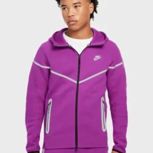 Nike Tech Windrunner Pink Reflective Jacket