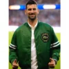 Novak Djokovic Lacoste Green Bomber Jacket