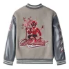Off White Ac Milan Varsity Off-Pitch Uniform Jacket