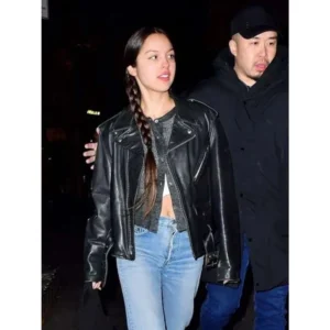 Olivia Rodrigo High School Musical Black Leather Jacket