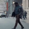 Omar Sy Arsene Lupin Grey Coat - Image 2