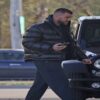 Travis Kelce Black Puffer Jacket