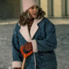 Ordinary Angels Sharon Stevens Denim Shearling Jacket