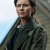 Outlander S07 Claire Randall Green Coat - Image 4