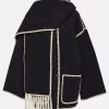 Embroidered Scarf Jacket