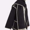 Embroidered Scarf Jacket