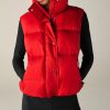 Womens Red Puffer Vest