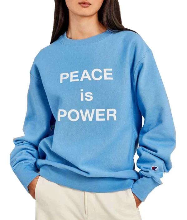 Peace Is Power Sweatshirt | Jackets Junction